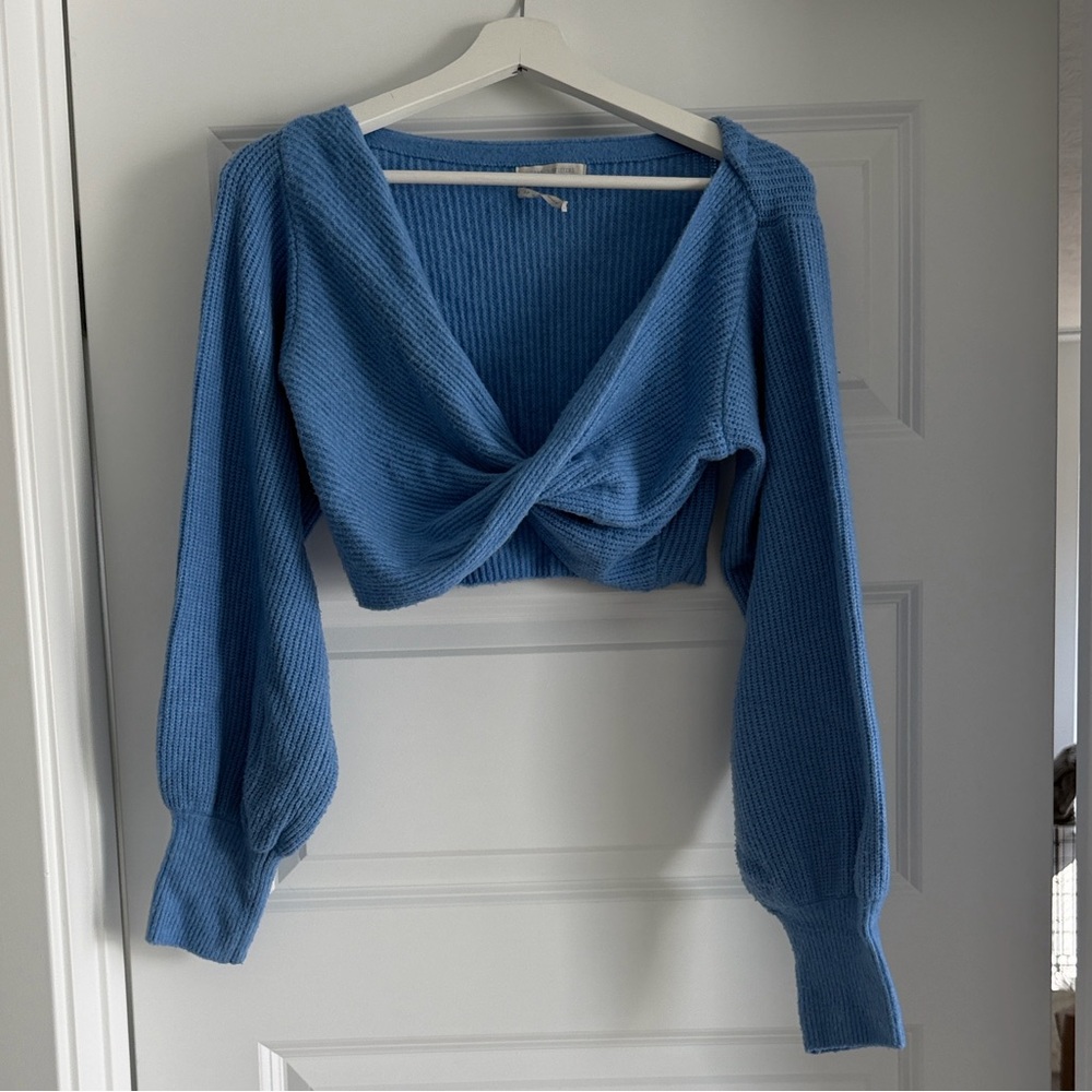 Urban Outfitters Sky Blue Knit Top